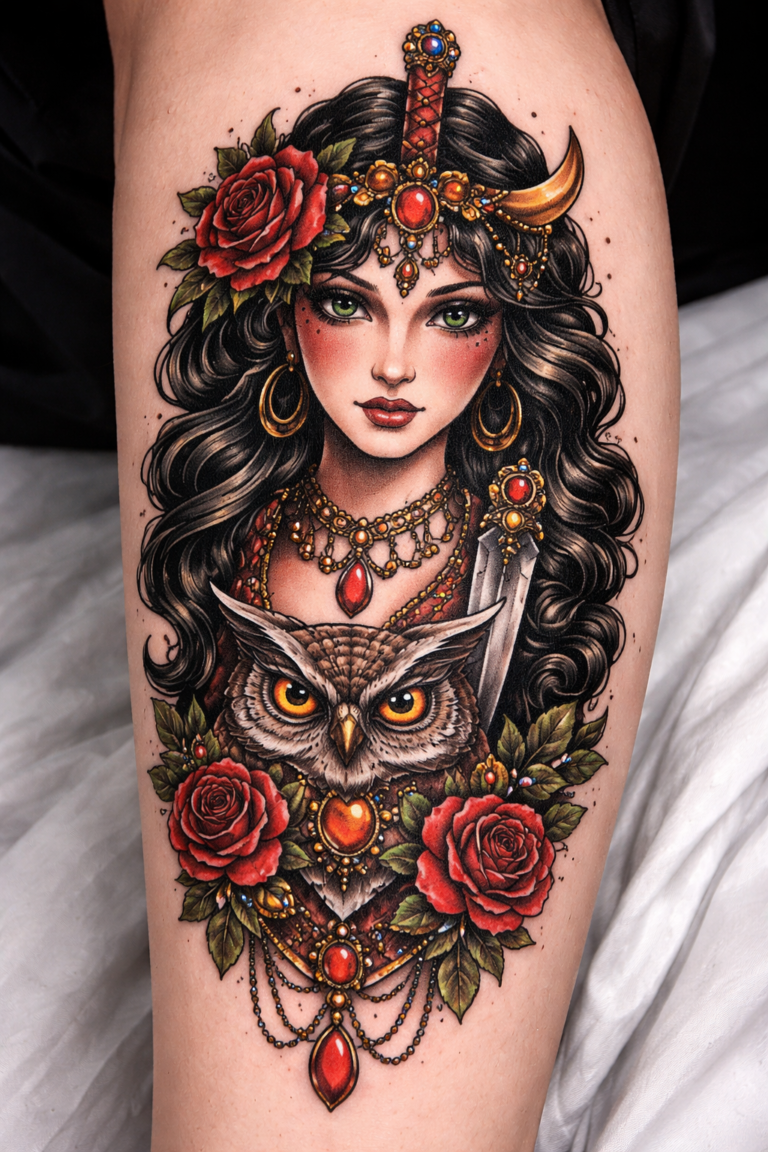 קעקוע בסגנון ניאו טרדישינאל